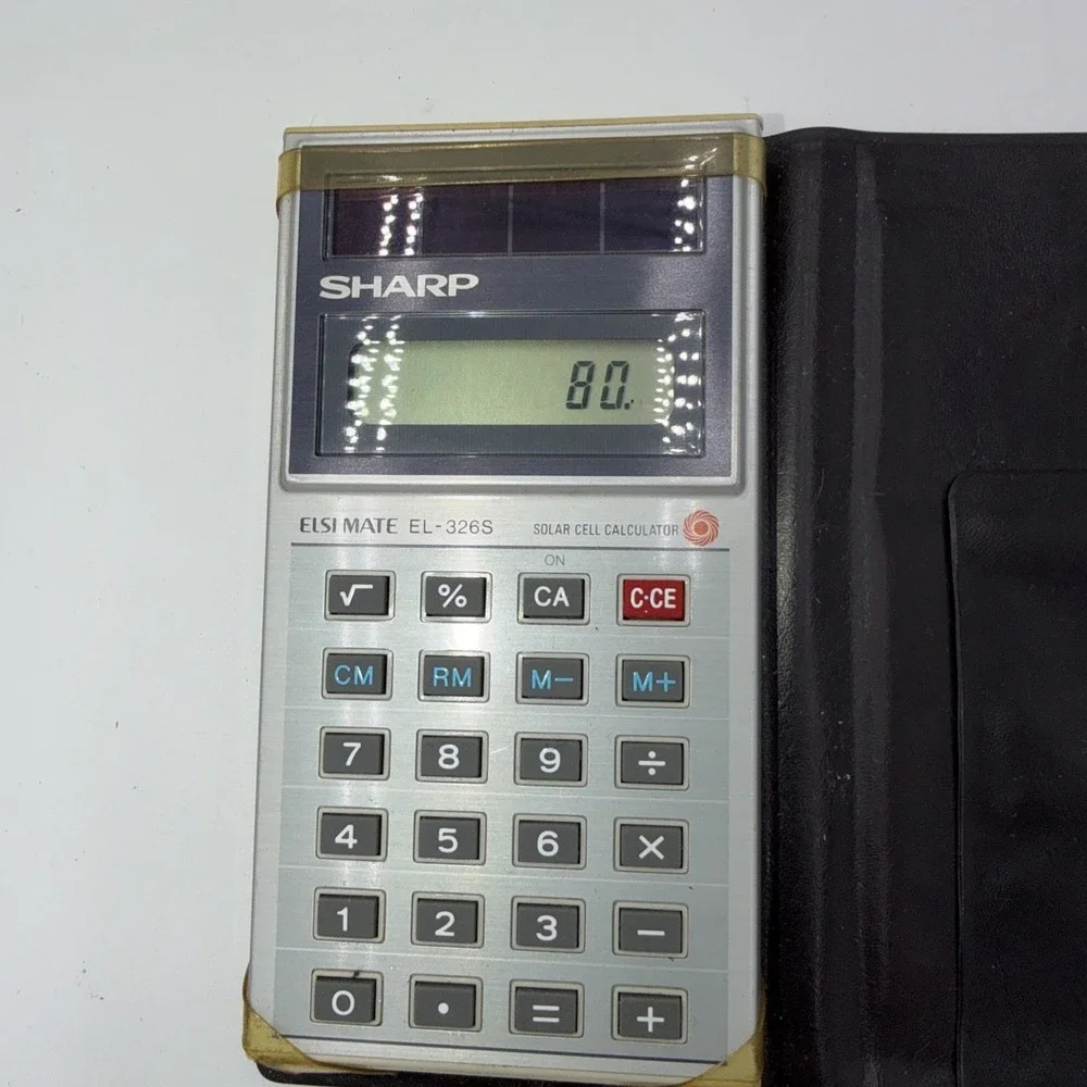 Sharp‎ EL-326S Calculator with Case